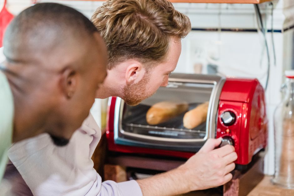 Modern countertop toaster oven