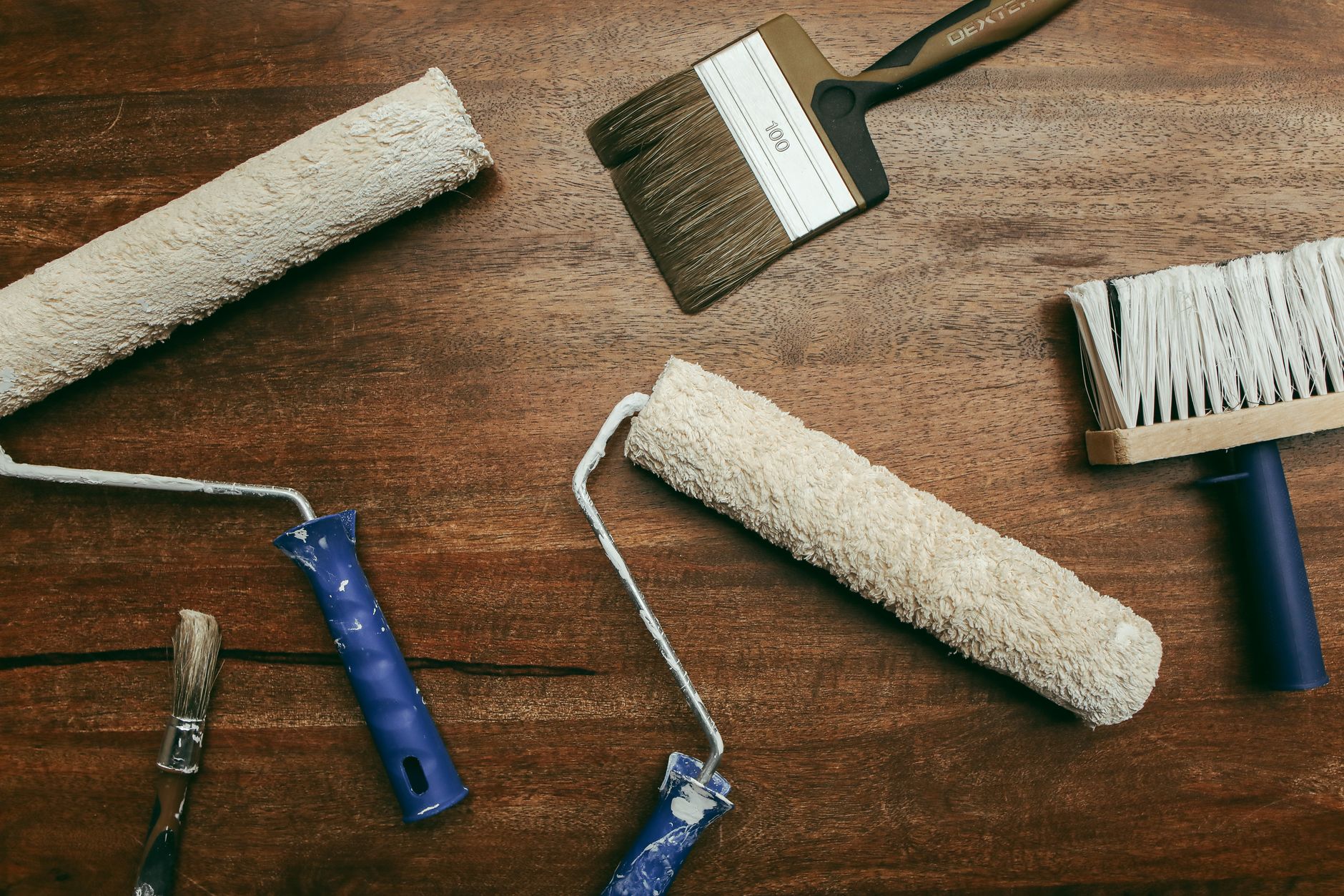 Using lint roller to clean curtains without removing them