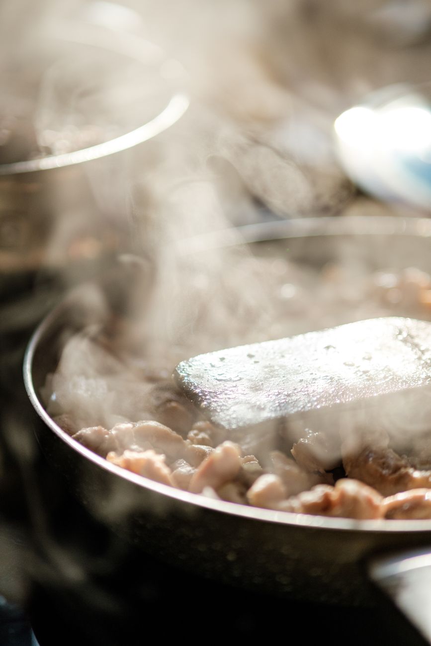 pan, hot, water test, leidenfrost, cooking tip