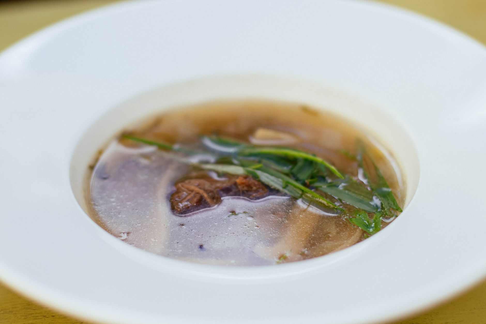 clear soup, soup not cloudy, clear broth, broth clarity