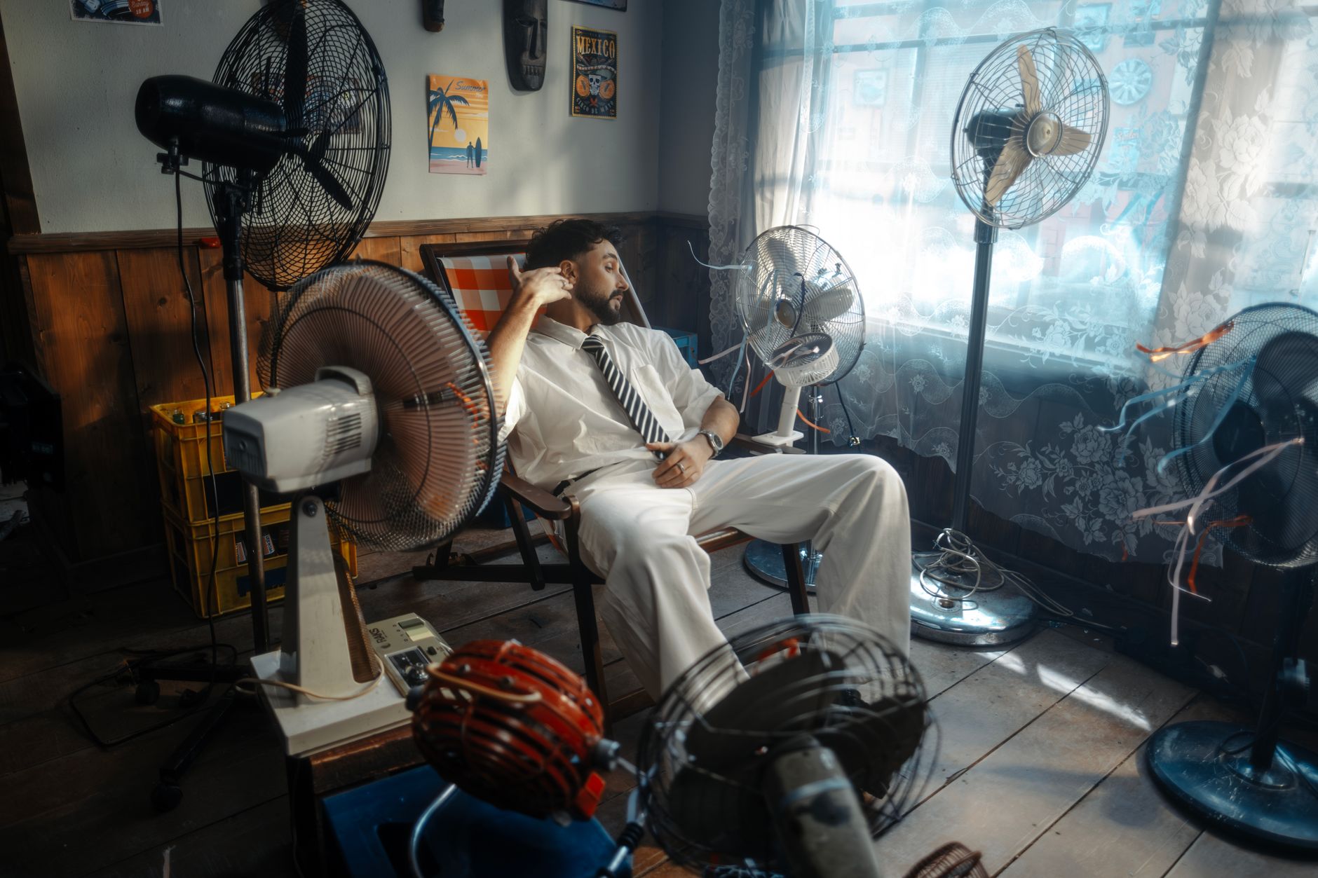 upstairs cooling, summer heat distribution, fan placement