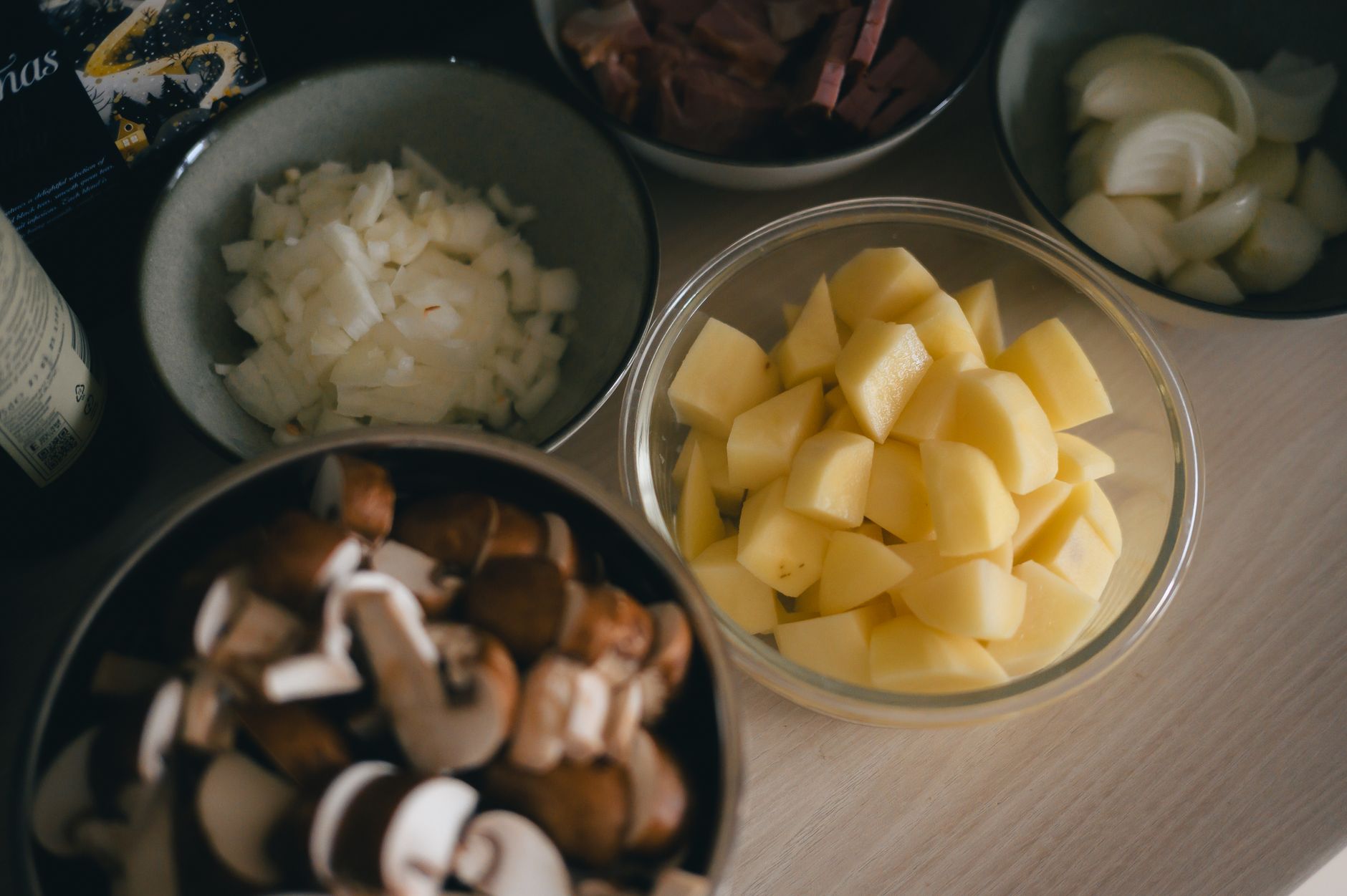 potatoes, onions, food storage, sprouting, kitchen mistake