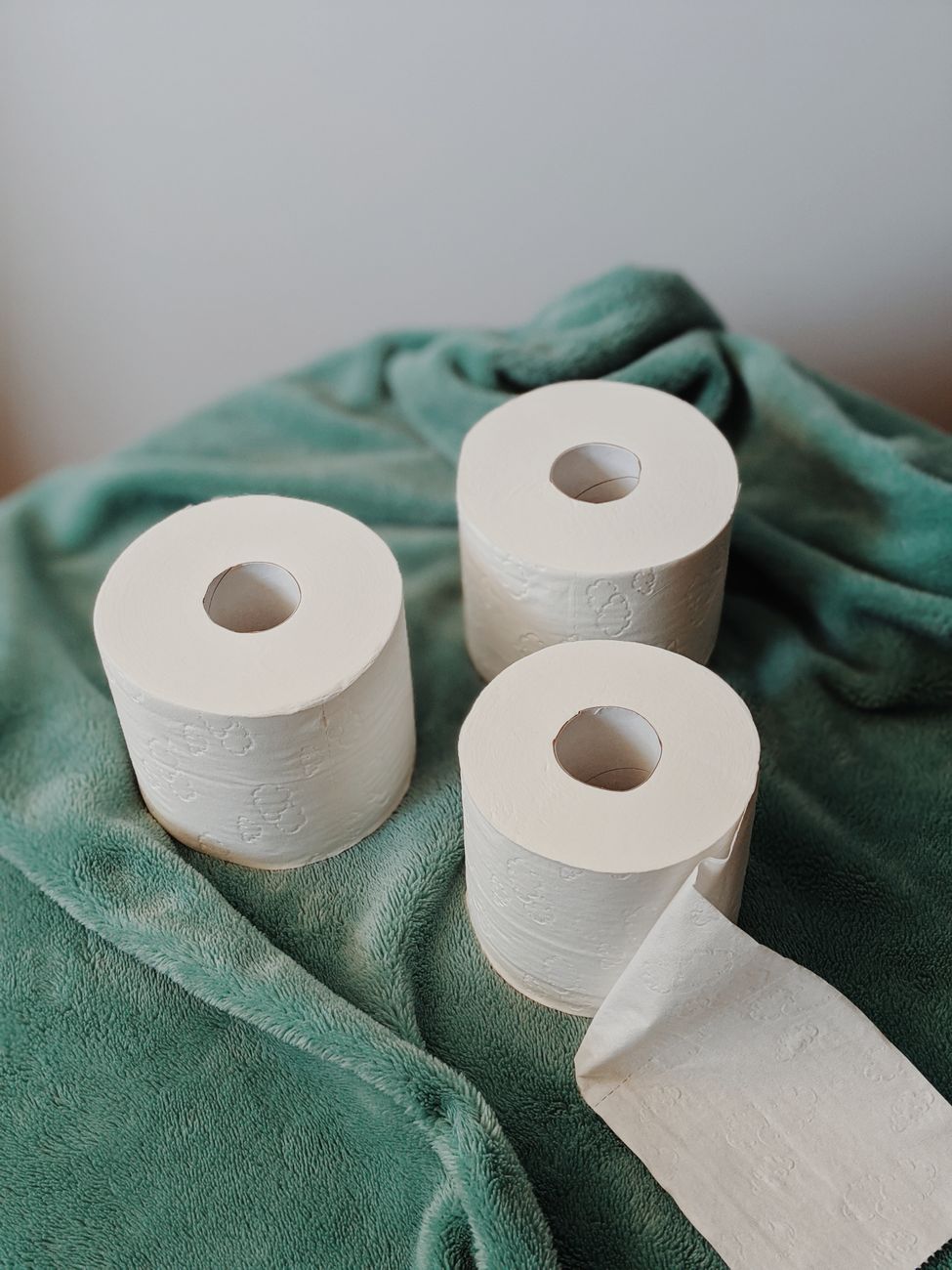 toilet paper roll, hair ties, cord wrap, desk organization, recycled storage