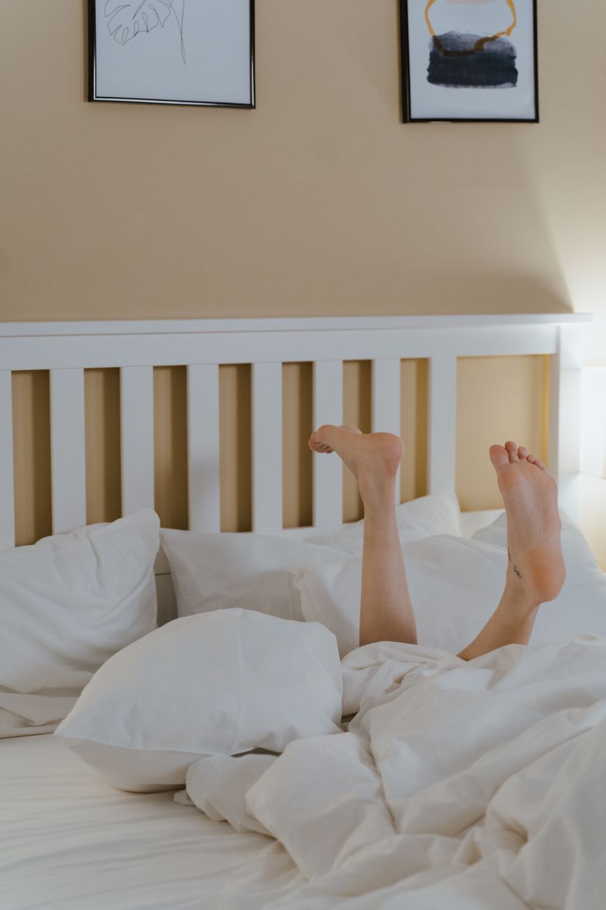 bed risers, bed height, DIY bed, bedroom hack