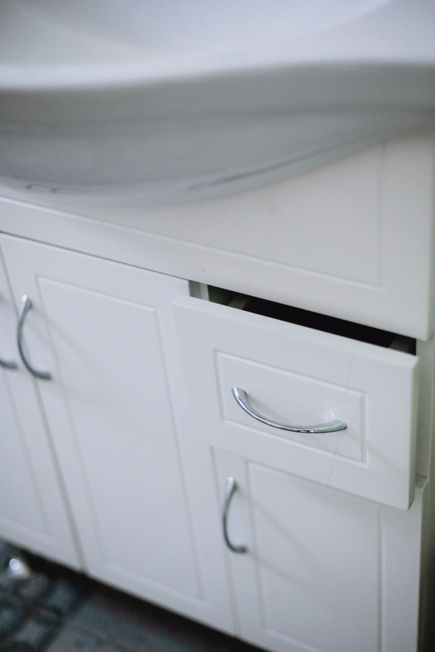bathroom organization, under sink, toiletries, bins, small space