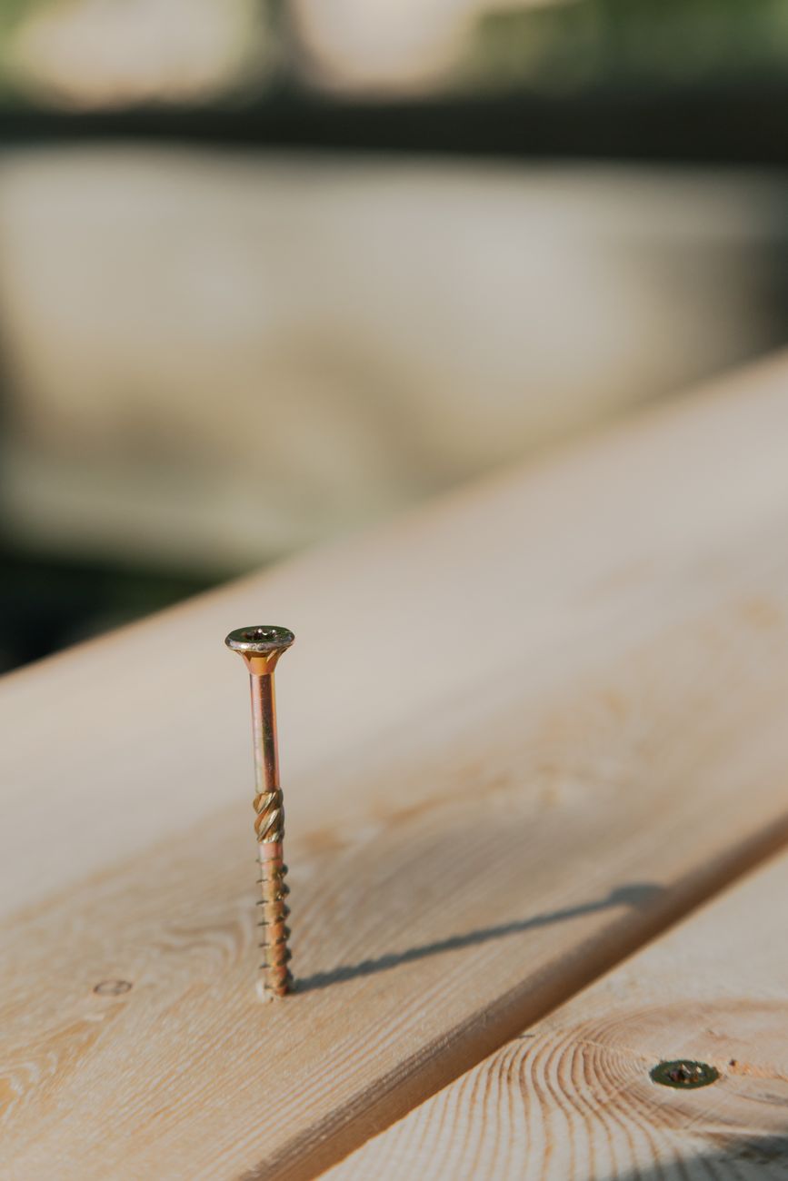 stripped screw, wood, fix, toothpick, wood glue, DIY
