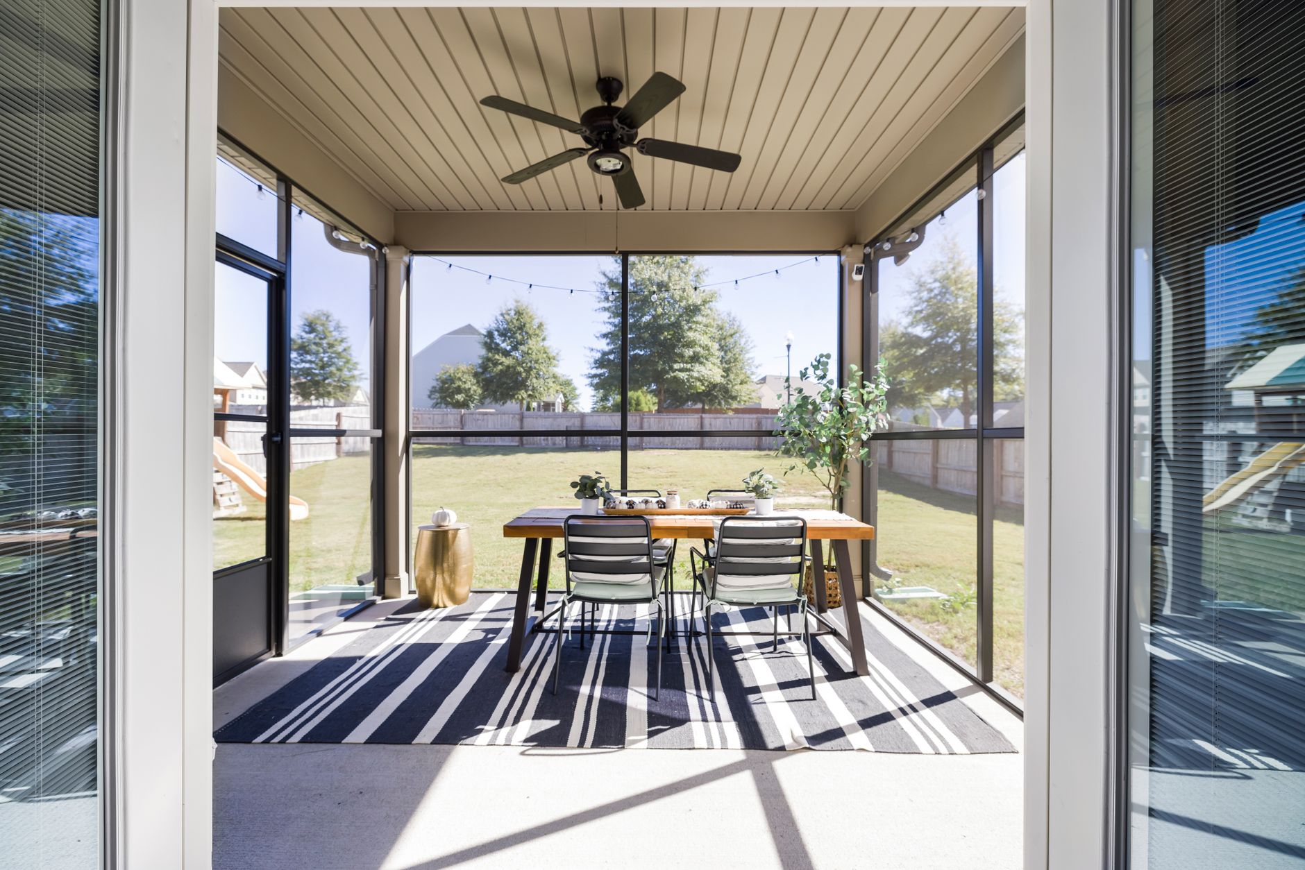 keep house cool, summer, no ac, fan, shade
