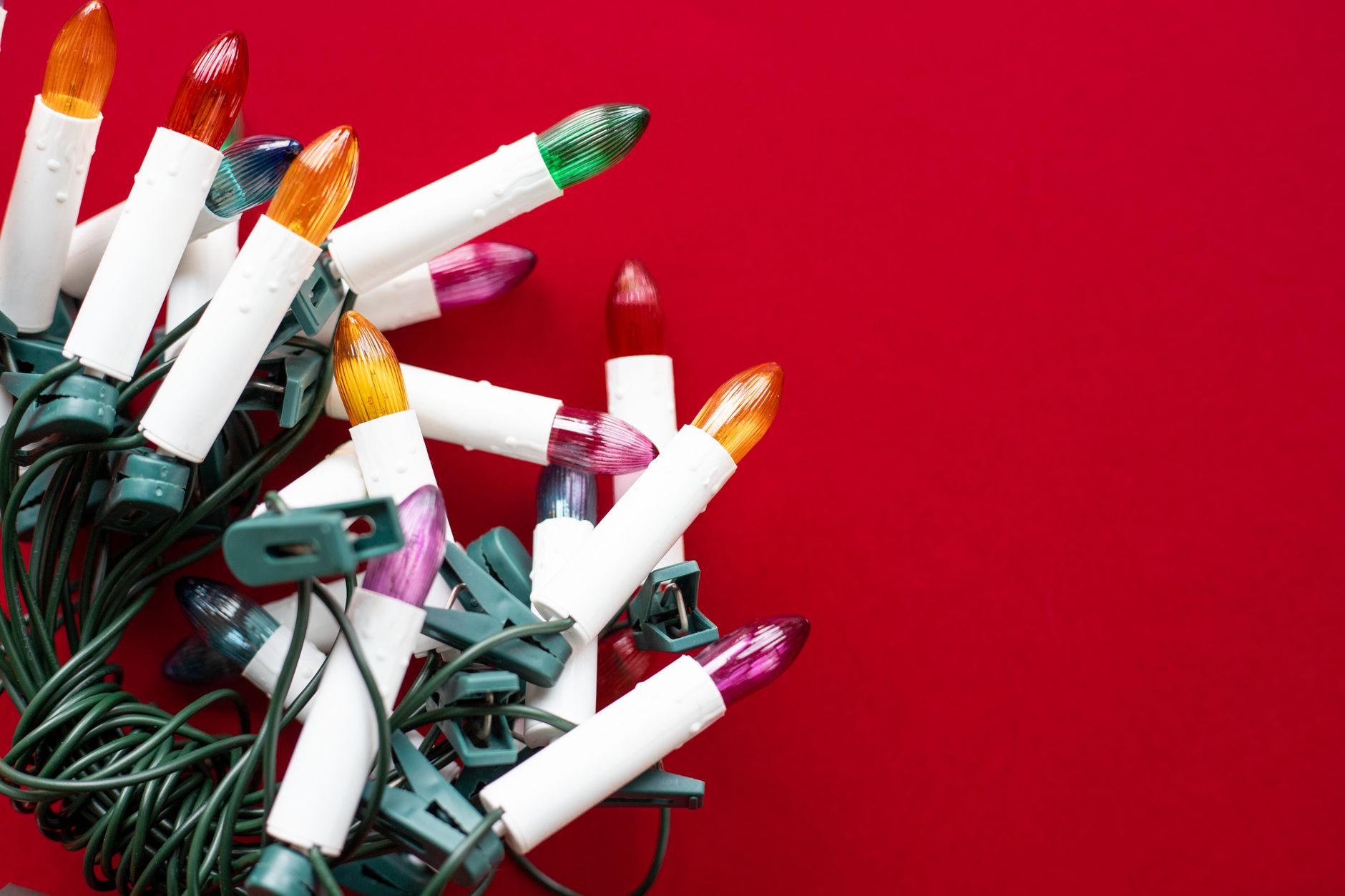 holiday lights, store, tangle free, cardboard, christmas