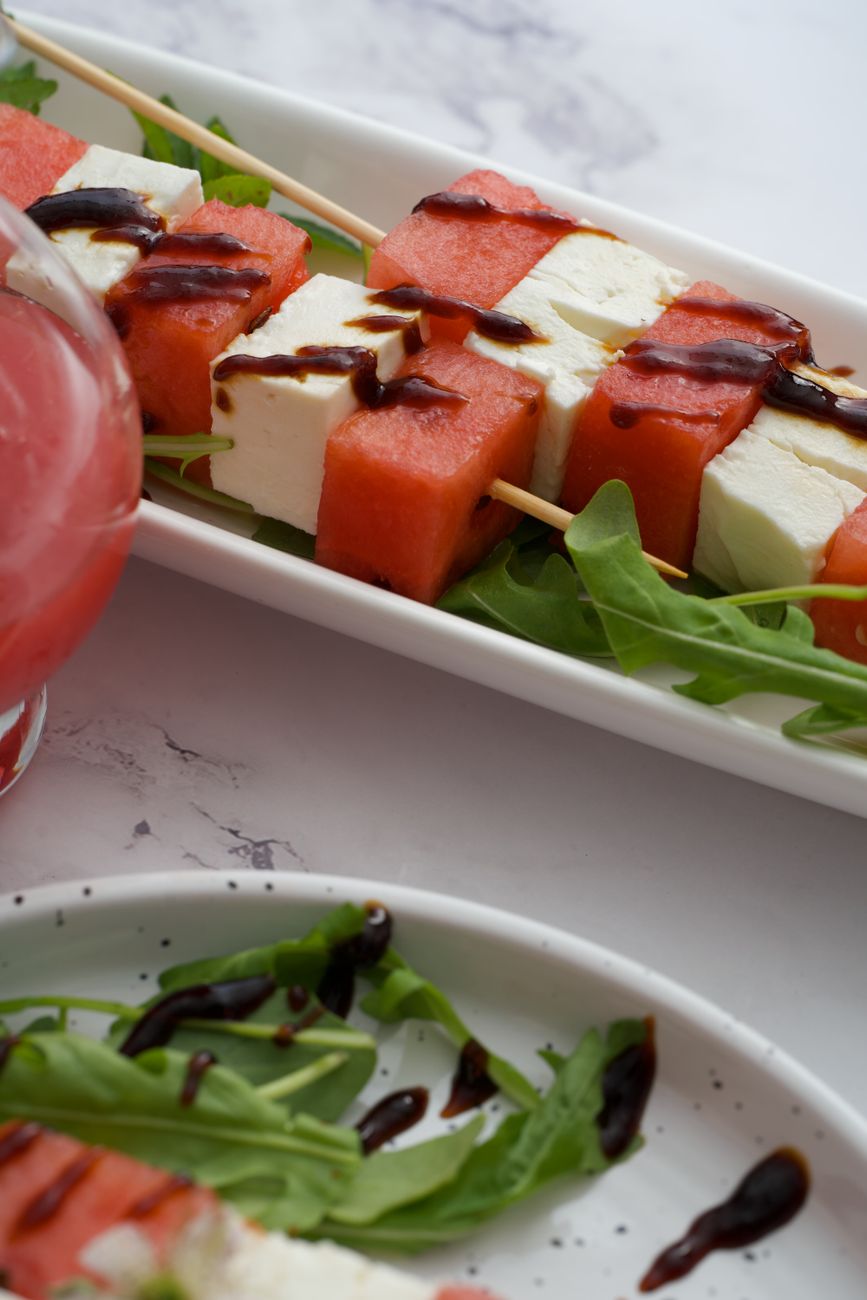 cut watermelon, cubes, melon hack, fruit prep, summer snack