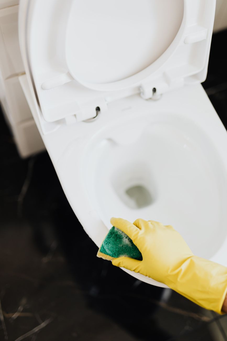 toilet cleaning, bathroom hack, less scrubbing, toilet bowl, cleaning tip