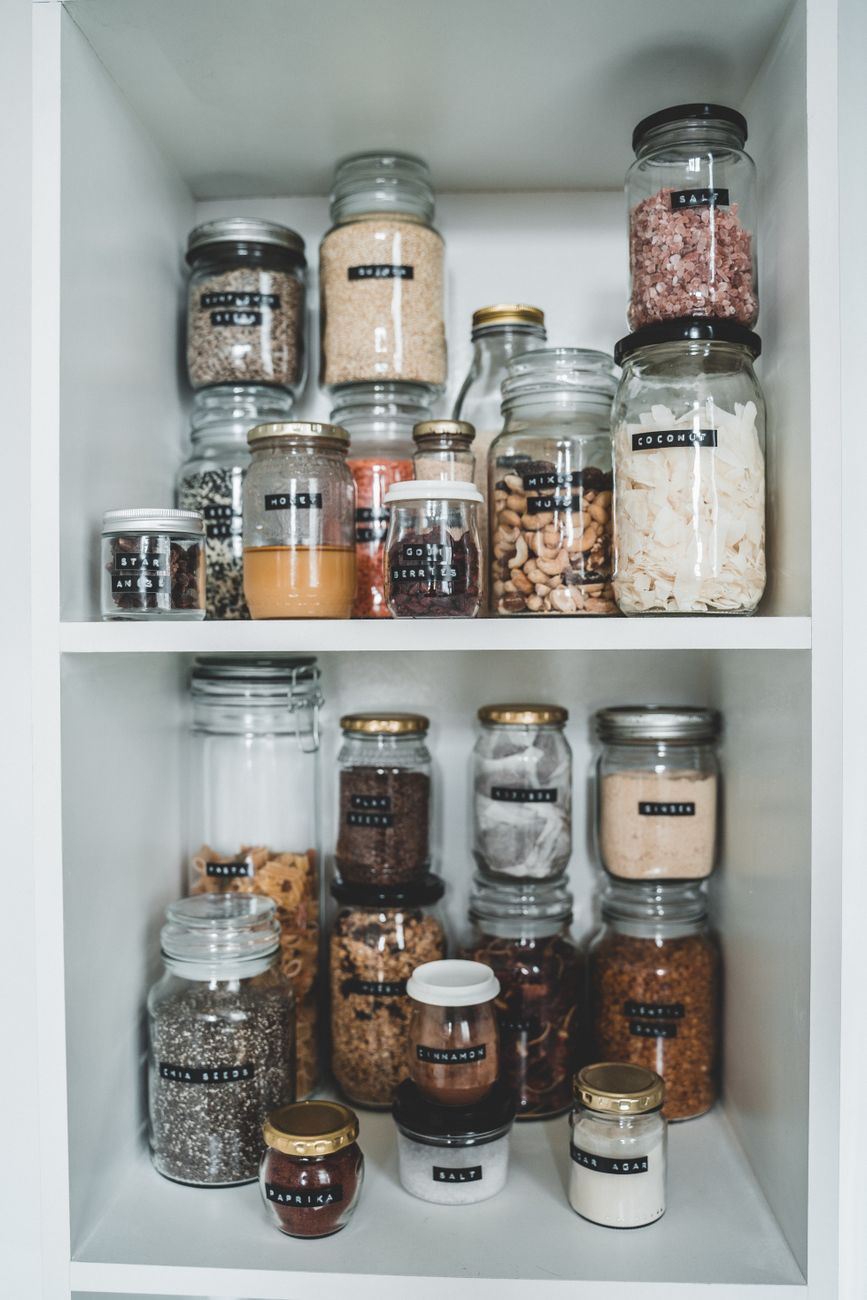label maker, pantry organization, Brother P-touch, kitchen labels, organizer