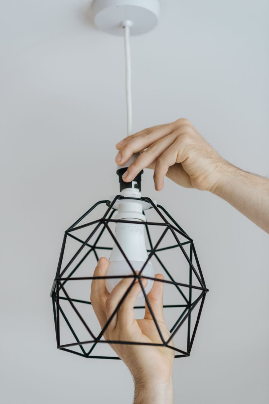 light fixture, replace light, electrical diy, wire nuts, breaker, fixture swap