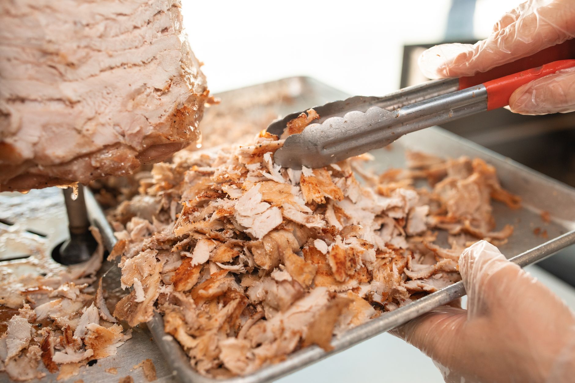 shred chicken, stand mixer, hand mixer, pulled chicken, meal prep, kitchen hack