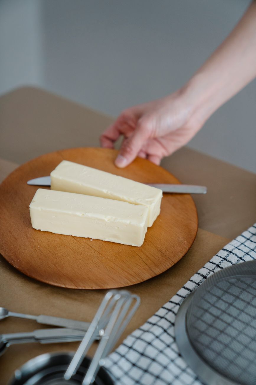 soften butter, microwave, grate butter, warm glass, baking emergency, cold butter