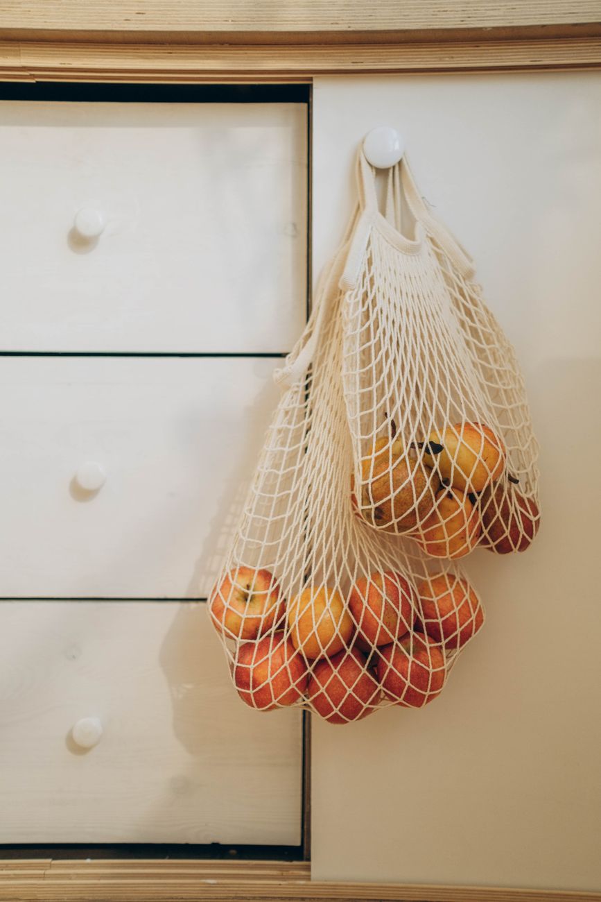 reusable bags, sandwich bags, zero waste, kitchen storage