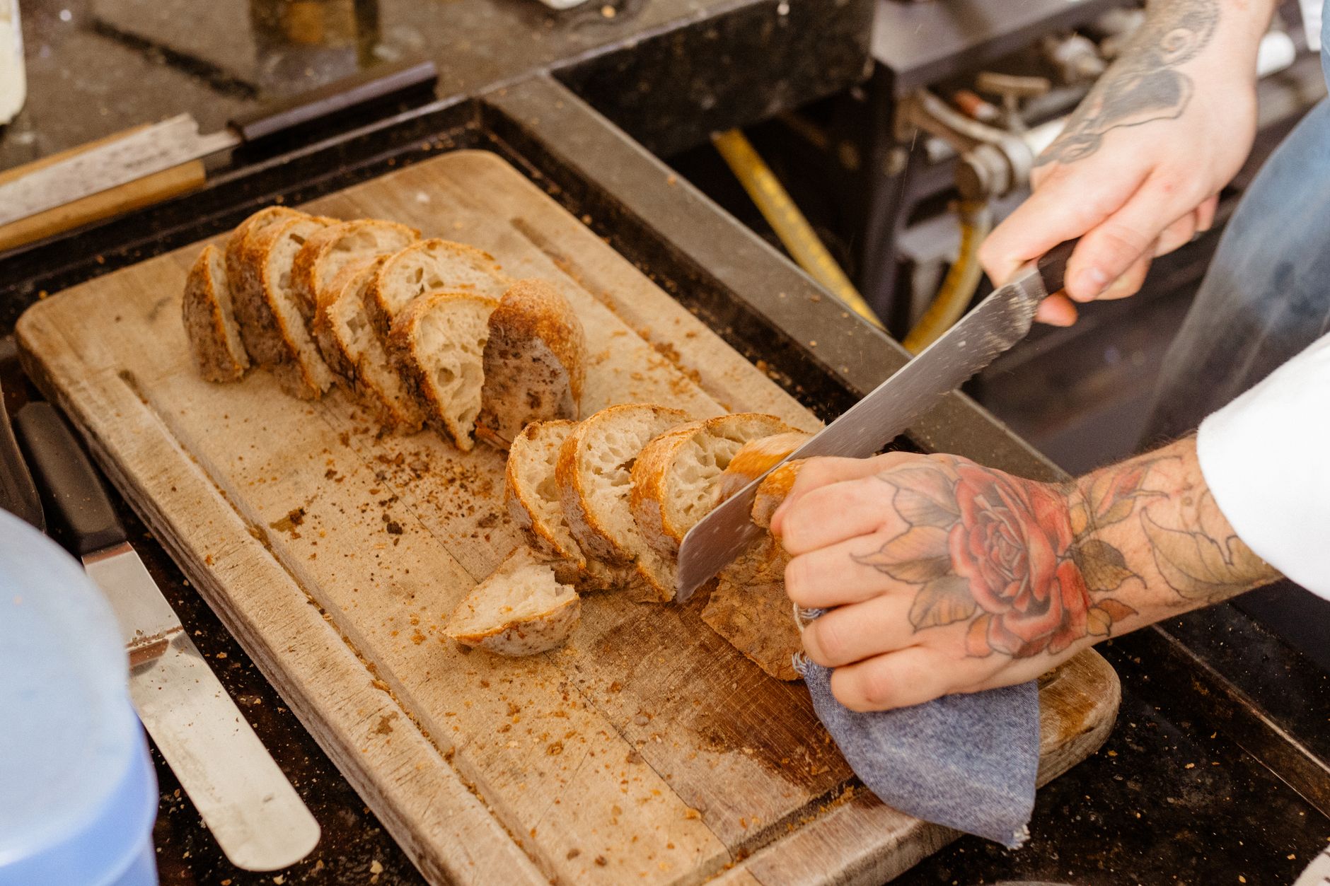 breadcrumbs, stale bread, kitchen recycling, bread hack, cooking prep