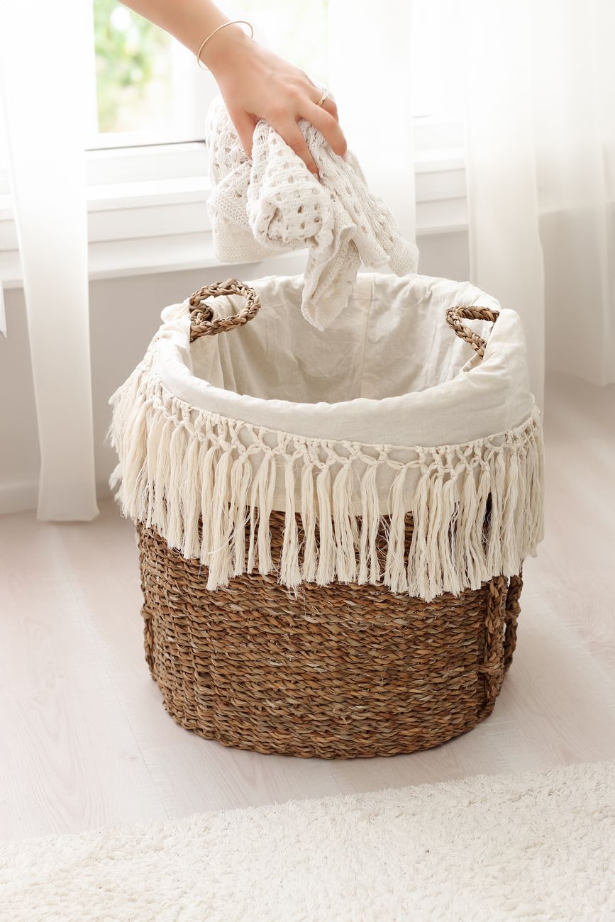 laundry hamper, rolling basket, wheeled hamper, laundry room, hampers