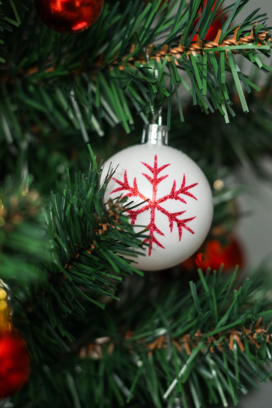 holiday storage, decoration box, tangled lights, ornament storage