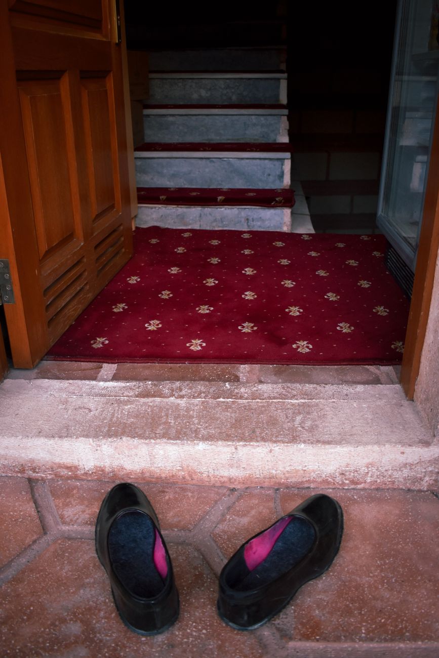 shoes off, indoor air quality, germ prevention, floor hygiene, health habit