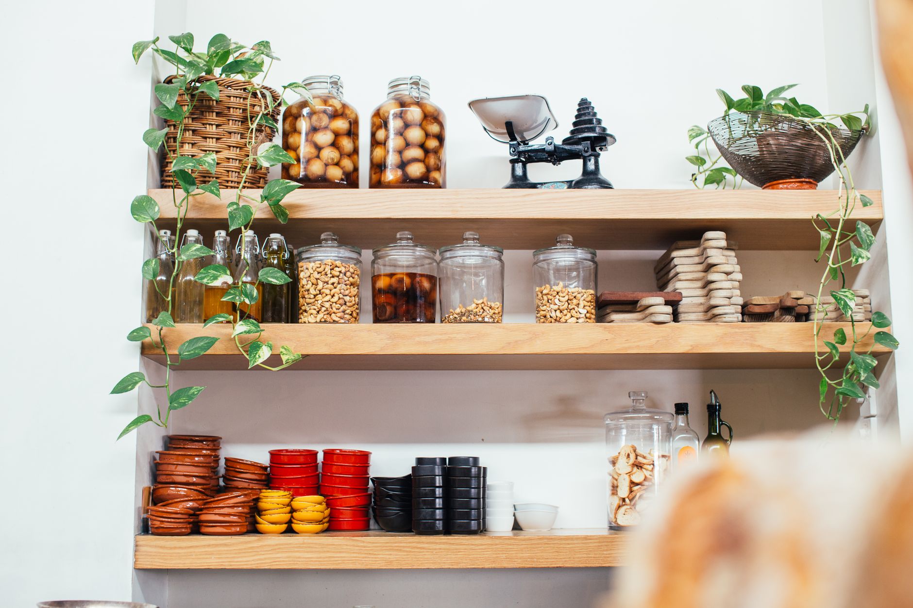 pantry organization, food storage, expired food, shelf labels, kitchen pantry