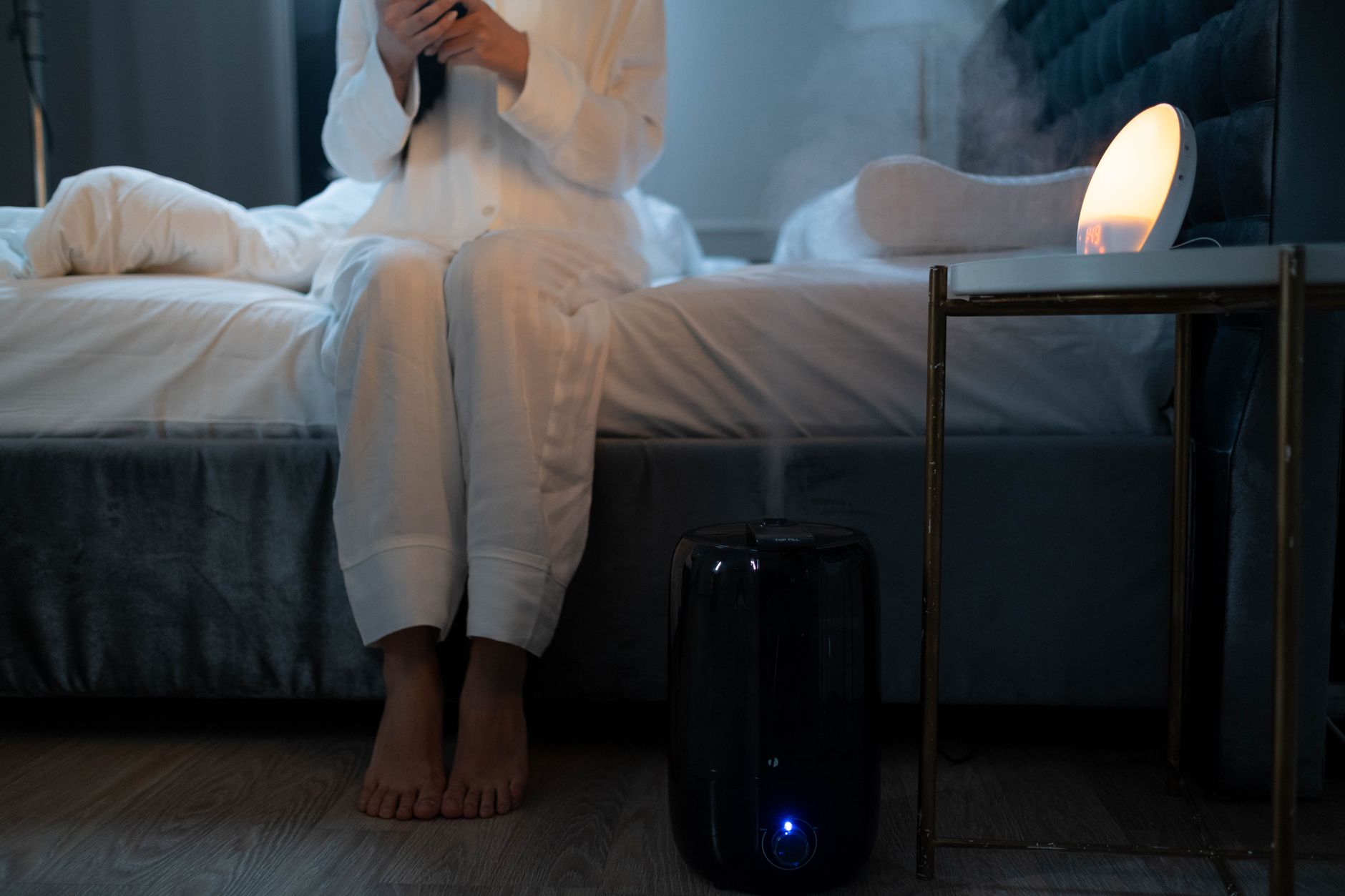 sore throat, dry air, winter health, humidifier, sleep
