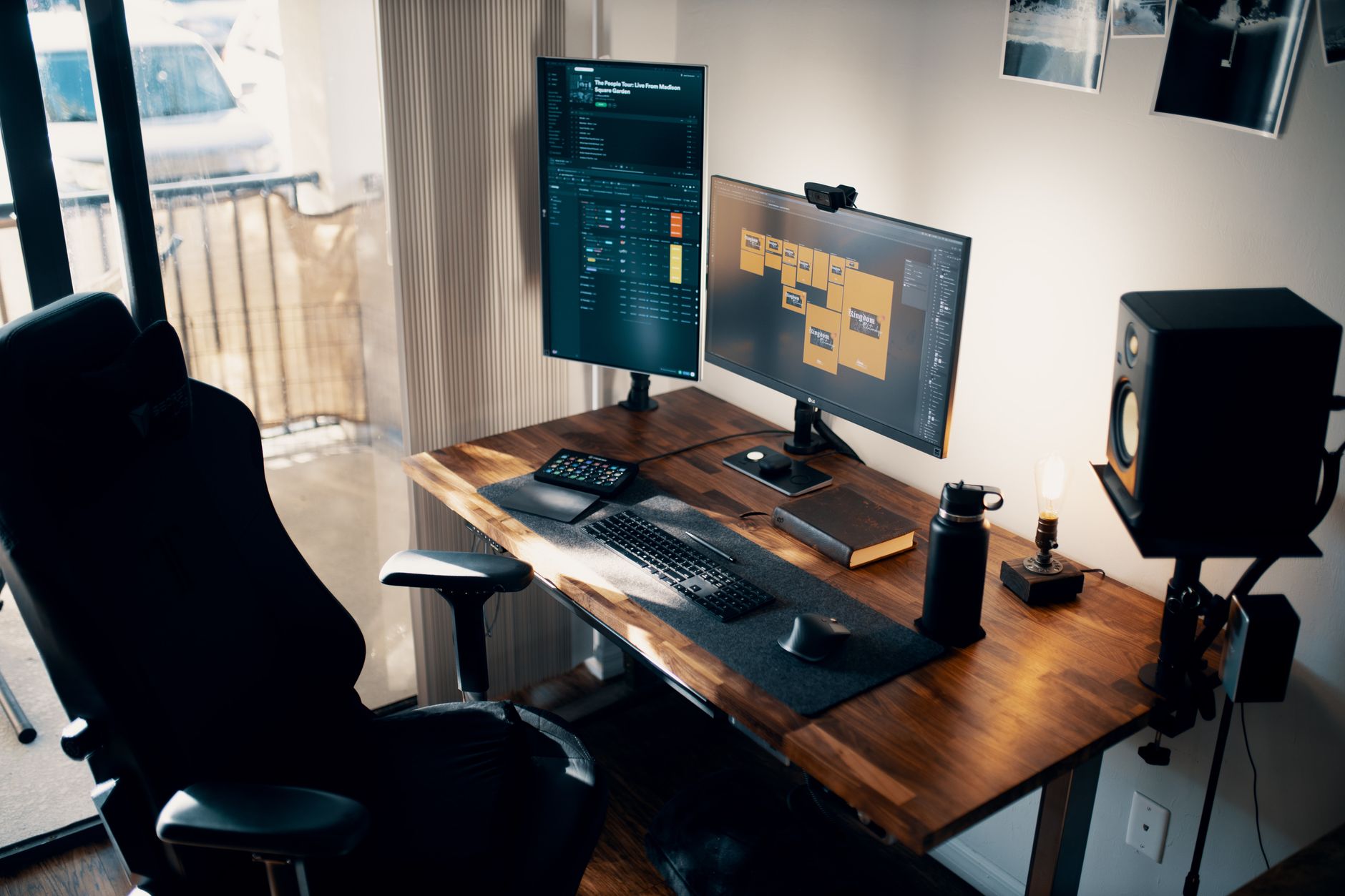 monitor height, ergonomic setup, neck pain, desk setup, workspace hack